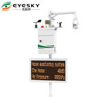 Sistema en línea del monitor de la velocidad del viento del ruido del polvo del detector del TSP pm2.5 pm10 de la calidad del aire del precio bajo ES80A-Y8