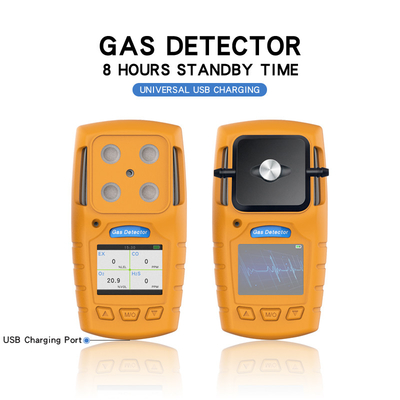 Analizador de gas multi del detector de gas del CH4 del O2 del Co H2s de la alta precisión