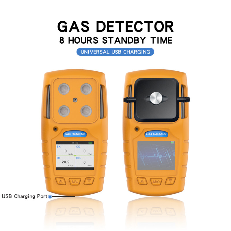 Analizador de gas multi del detector de gas del CH4 del O2 del Co H2s de la alta precisión